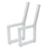 Artikelbild 1 des Artikels “Bankgestell mit Lehne Silber RAL 666 | Im Set (2x)“