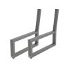Artikelbild 1 des Artikels “Lounge Bankgestell mit Lehne 60/40 Anthrazit DB703 | Im Set (2x)“