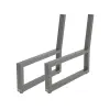 Artikelbild 1 des Artikels “Lounge Bankgestell mit Lehne 60/40 Anthrazit DB703 | Im Set (2x)“