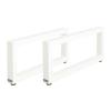 Artikelbild 1 des Artikels “Lounge Bankgestell ohne Lehne 60/40 Weiß, RAL 9010 | Im Set (2x)“