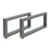 Artikelbild 1 des Artikels “Lounge Bankgestell ohne Lehne 60/40 Anthrazit DB703 | Im Set (2x)“
