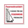 Artikelbild 1 des Artikels “Hinweisschild eckig, Feuerwehrzufahrt Alu-Dibond | 20 x 20 cm“