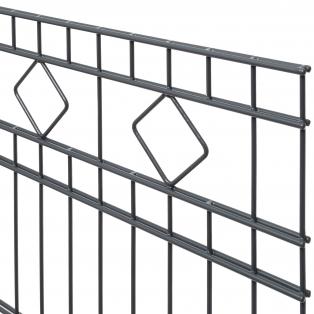 Schmuckzaun Carlos 6/5/6 anthrazit RAL 7016 | 830