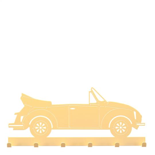 Schlüsselbrett "VW Käfer Cabrio Bug" beige 