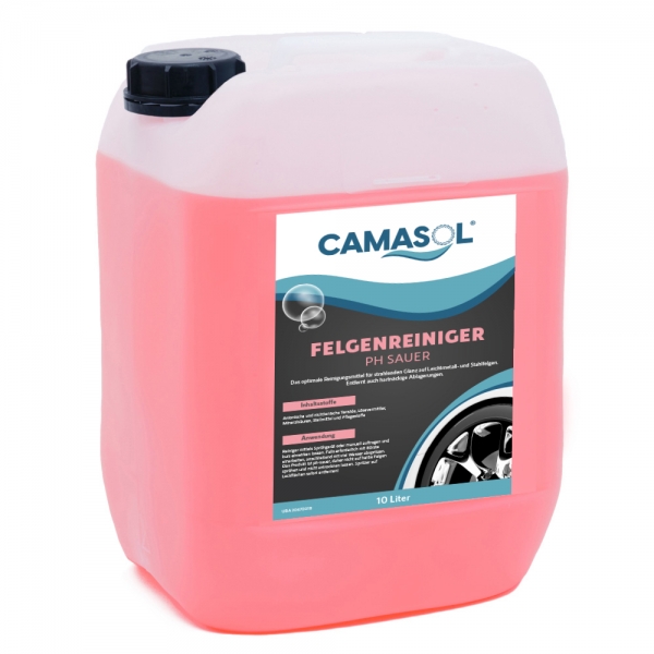 Camasol rim cleaner concentrate pH acidic 5 l 