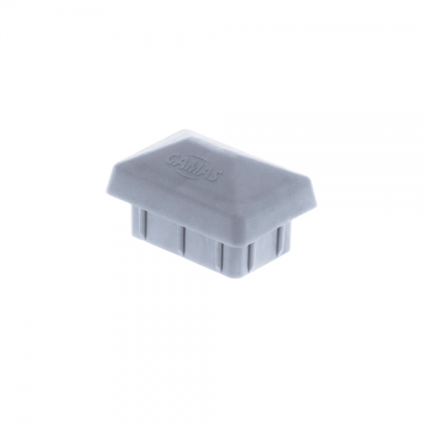 Post cap 60 x 40 plastic without overhang window gray RAL 7040