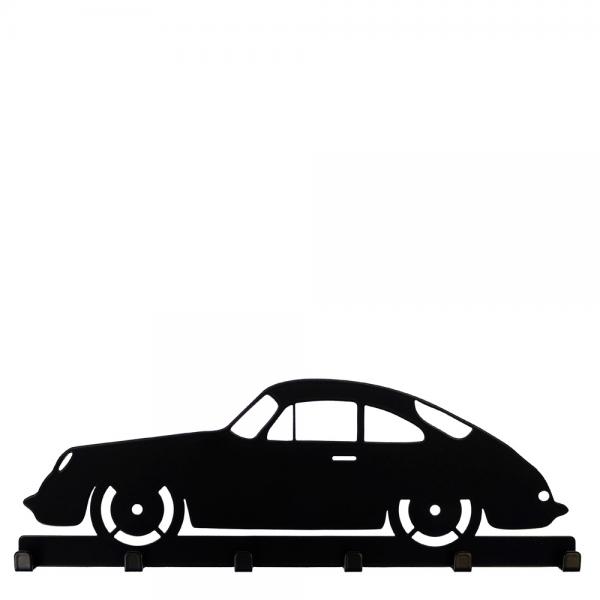 Schlüsselbrett "Oldtimer Porsche 356" schwarz 