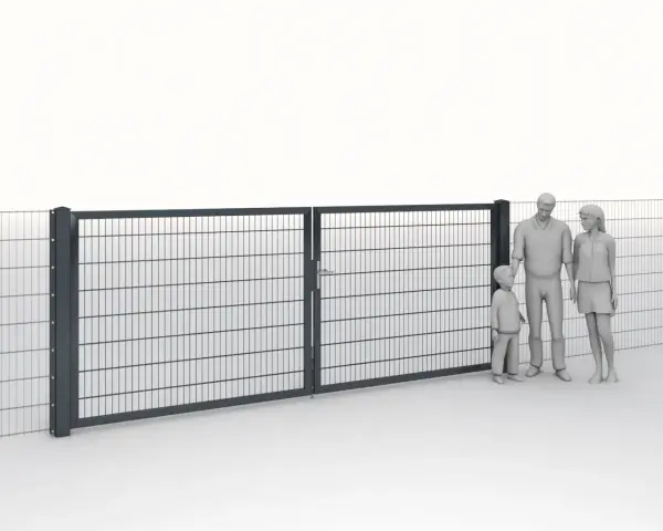 Artikelbild des Artikels “Industrietoranlage Einfahrt anthrazit RAL 7016 | 1630  | 4000  “