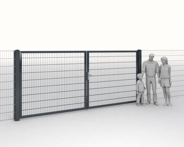 Artikelbild des Artikels “Industrietoranlage Einfahrt anthrazit RAL 7016 | 1830  | 4000  “