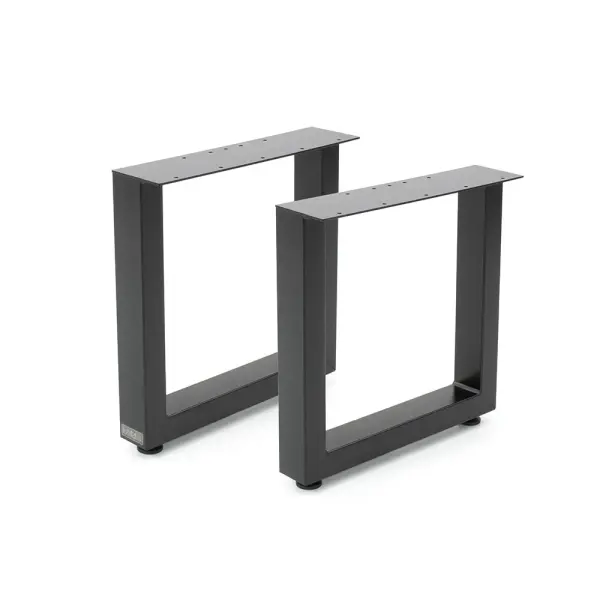 Artikelbild des Artikels “Bankgestell ohne Lehne mit Platte Schwarz, RAL 9005 | Im Set (2x)“