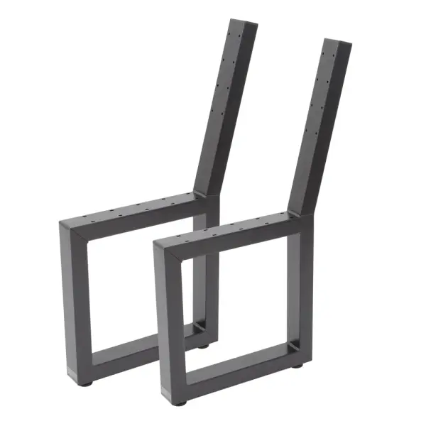Artikelbild des Artikels “Bankgestell mit Lehne Schwarz matt RAL 9005 | Im Set (2x)“
