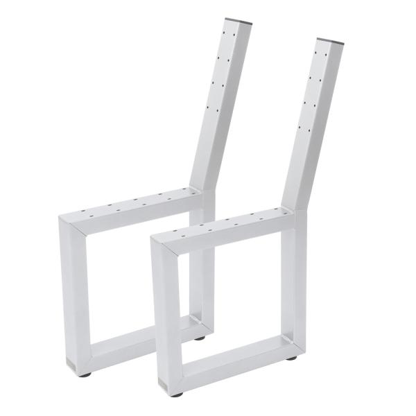 Artikelbild des Artikels “Bankgestell mit Lehne Silber RAL 666 | Im Set (2x)“