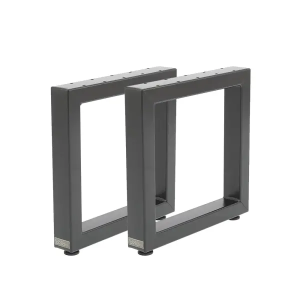 Artikelbild des Artikels “Bankgestell ohne Lehne 60/40 Schwarz, RAL 9005 | Im Set (2x)“