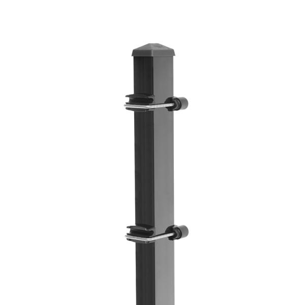 Artikelbild des Artikels “Zaunpfosten Typ 3 anthrazit RAL 7016 | 1630 | Zum Einbetonieren“