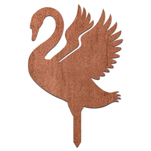 Artikelbild des Artikels “Gartenstecker Schwan Lyra “