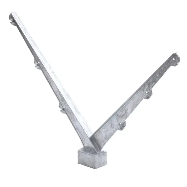 Artikelbild des Artikels “Stacheldrahtausleger Y-Form alu silber“
