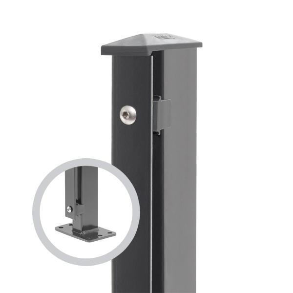 Artikelbild des Artikels “Zaunpfosten Typ 1 anthrazit RAL 7016 | 1830 | Zum Aufdübeln | Standard“