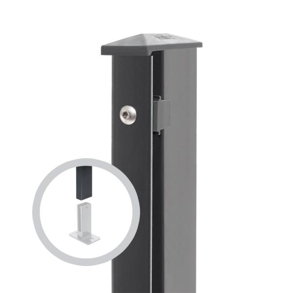 Artikelbild des Artikels “Zaunpfosten Typ 1 anthrazit RAL 7016 | 1430 | Gekürzt | Standard“