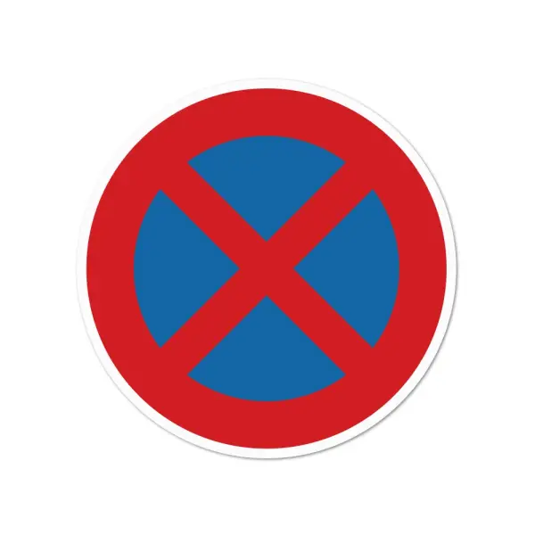 Artikelbild des Artikels “Warnschild rund, absolutes Halteverbot “