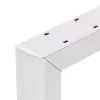 Artikelbild 2 des Artikels “Bankgestell mit Lehne Silber RAL 666 | Im Set (2x)“