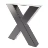 Artikelbild 2 des Artikels “Bankgestell X 80/80 Schwarz matt | Im Set (2x)“