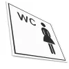 Artikelbild 2 des Artikels “Hinweisschild WC Damen “
