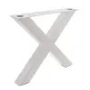 Artikelbild 2 des Artikels “Tischgestell X 100/100 Weiß glänzend | Im Set (2x)“