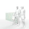 Artikelbild 3 des Artikels “Doppelstabmatte 6/5/6 moosgrün RAL 6005 | 1230“