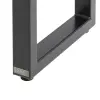 Artikelbild 3 des Artikels “Bankgestell ohne Lehne 60/40 Schwarz, RAL 9005 | Im Set (2x)“