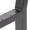 Artikelbild 4 des Artikels “Bankgestell mit Lehne Schwarz matt RAL 9005 | Im Set (2x)“