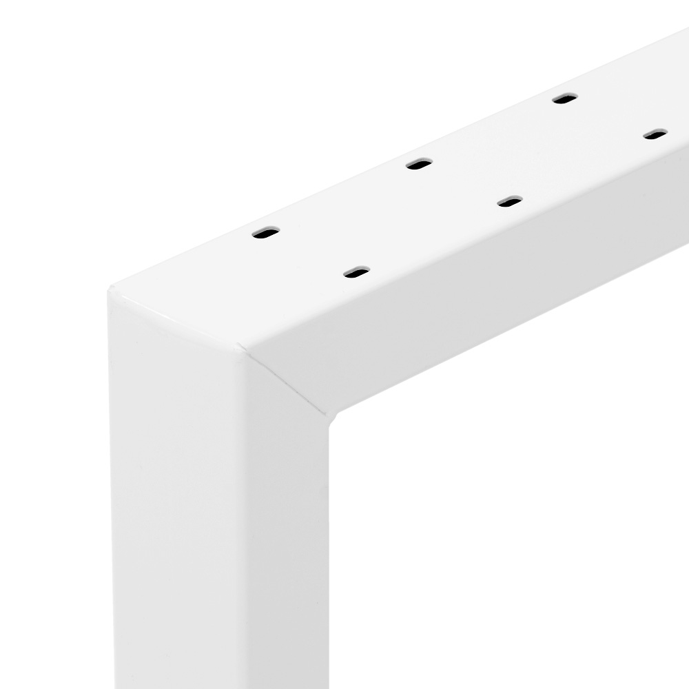  Artikelbild 2 des Artikels “Bankgestell mit Lehne Weiß RAL 9010 | Im Set (2x)“