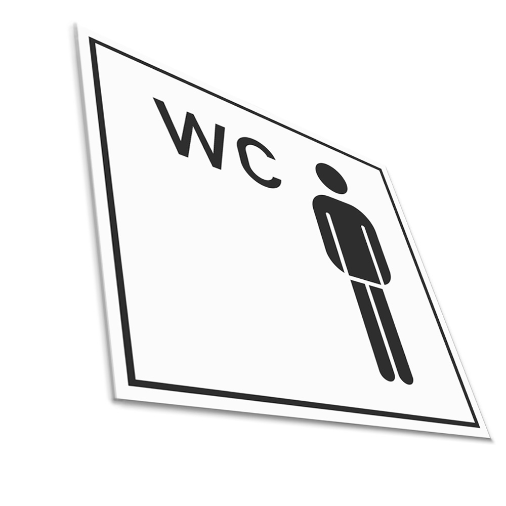  Artikelbild 2 des Artikels “Hinweisschild WC Herren “