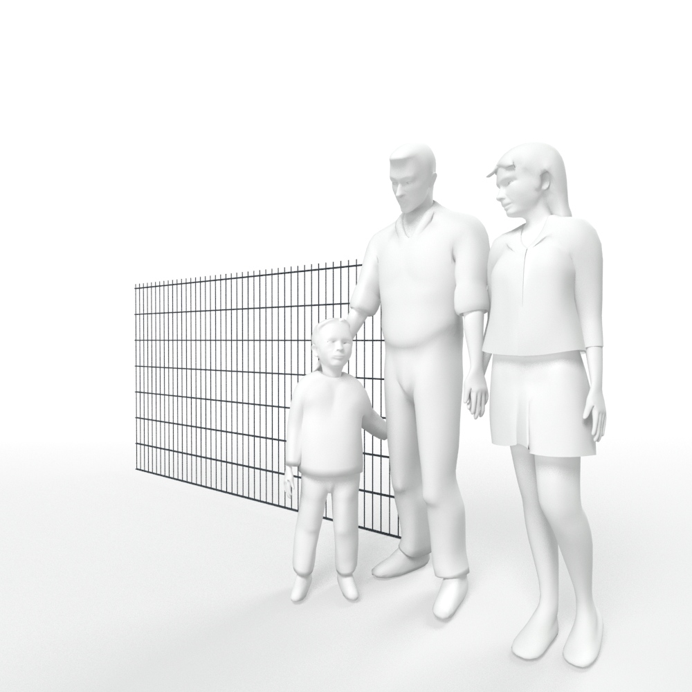  Artikelbild 3 des Artikels “Doppelstabmatte 6/5/6 anthrazit RAL 7016 | 1430“