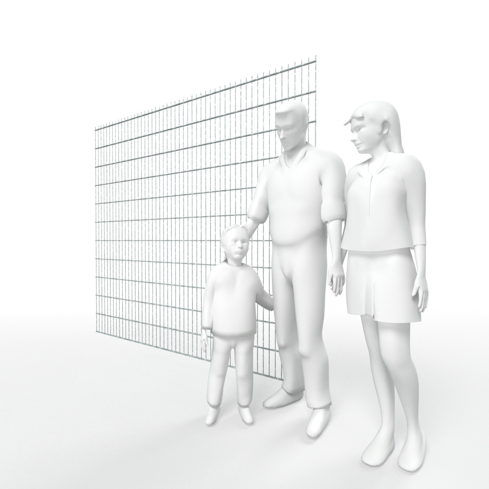 Artikelbild 3 des Artikels “Doppelstabmatte 8/6/8 feuerverzinkt | 2230 “